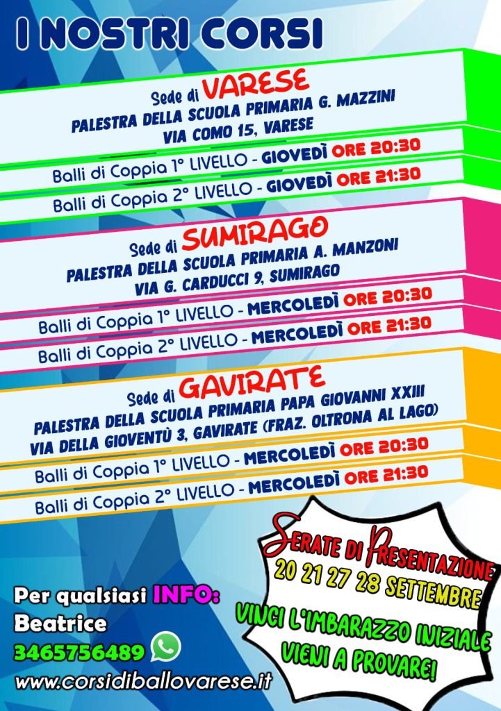 Corsi di Ballo Varese
