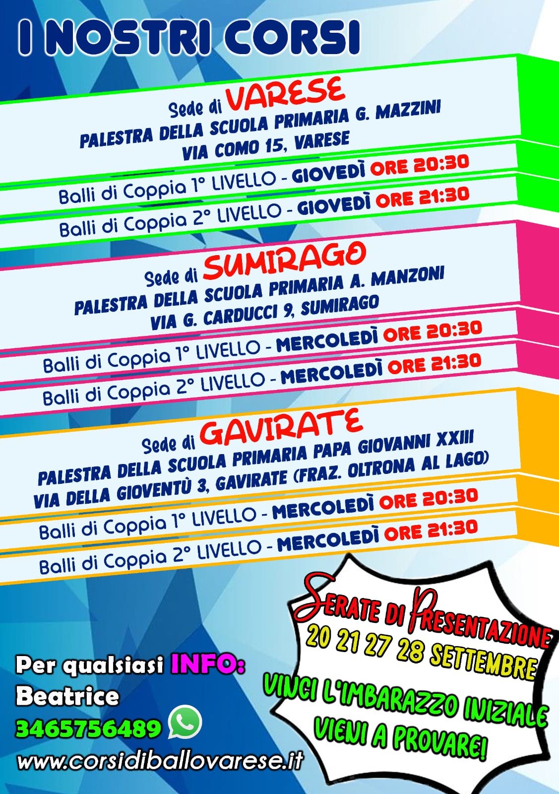 Corsi di Ballo Varese